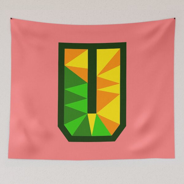Item preview, My Type “U” Letter in Citrus Theme designed and sold by Artwork by Daniel Adams.