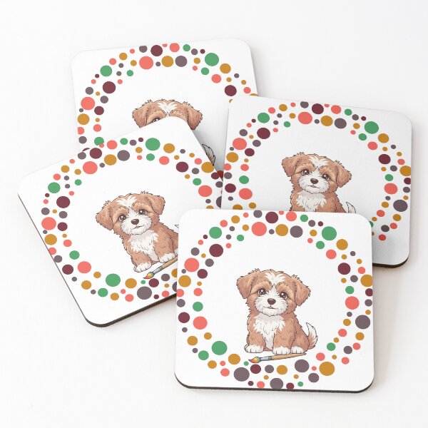 Item preview, Celebrate Dot Day with My Tibetan Terrier | Colorful Dog Art  designed and sold by The Real Life Symphony.