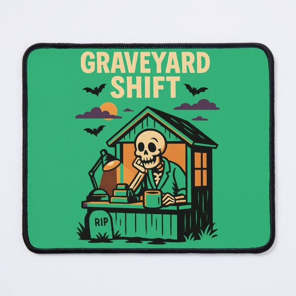 Item preview, Graveyard Shift Skeleton designed and sold by FunnySignalStudio.