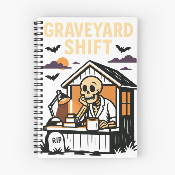Item preview, Graveyard Shift Skeleton designed and sold by FunnySignalStudio.