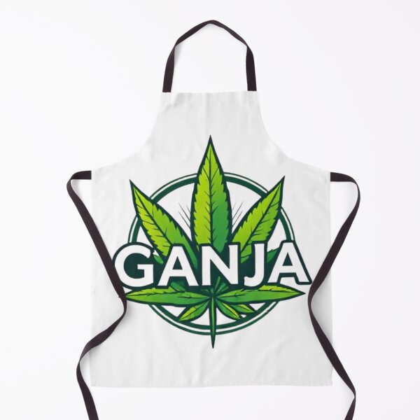 Item preview, Ganja Leaf Logo – Modern Cannabis Design designed and sold by Bohospiritart.