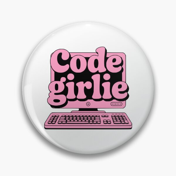Artikelvorschau, Code Girlie! Pinkes Mädchen entworfen und verkauft von PMCreative.