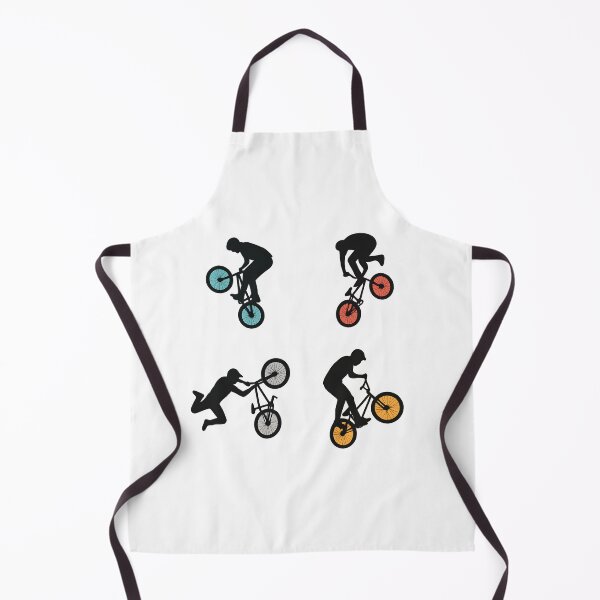 Item preview, BMX Stunts Pop Art – 4 Panel Freestyle Rider Design designed and sold by LifmusGoDesigns.