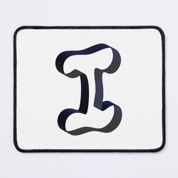 Item preview, Futuristic Ribbon Letter I – Futuristic Ribbon Alphabet designed and sold by uncoXab.