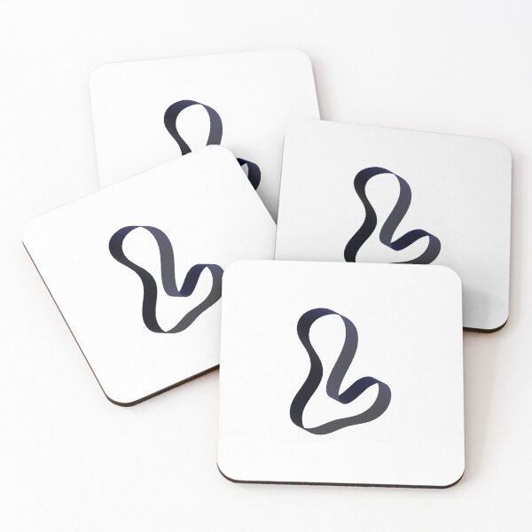 Item preview, Futuristic Ribbon Letter L – Futuristic Ribbon Alphabet designed and sold by uncoXab.