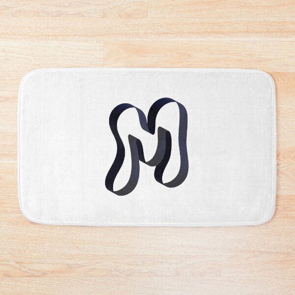 Item preview, Futuristic Ribbon Letter M – Futuristic Ribbon Alphabet designed and sold by uncoXab.