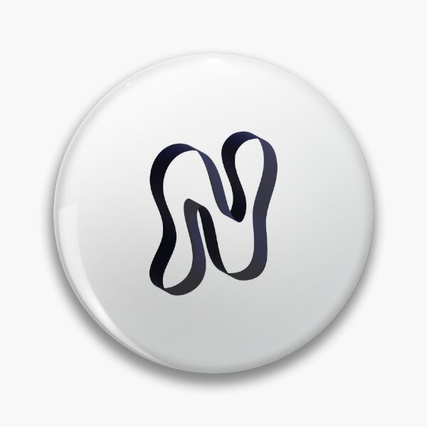 Item preview, Futuristic Ribbon Letter N – Futuristic Ribbon Alphabet designed and sold by uncoXab.