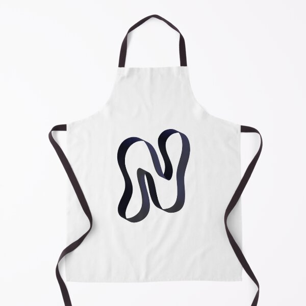 Item preview, Futuristic Ribbon Letter N – Futuristic Ribbon Alphabet designed and sold by uncoXab.