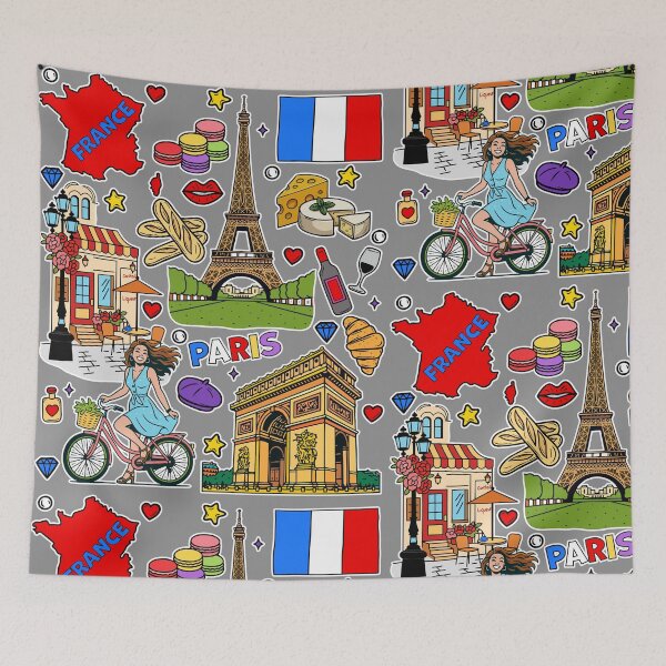 Item preview, Paris France Aesthetic, Cute French Travel Souvenir Tee for Paris Lovers designed and sold by mashmosh.
