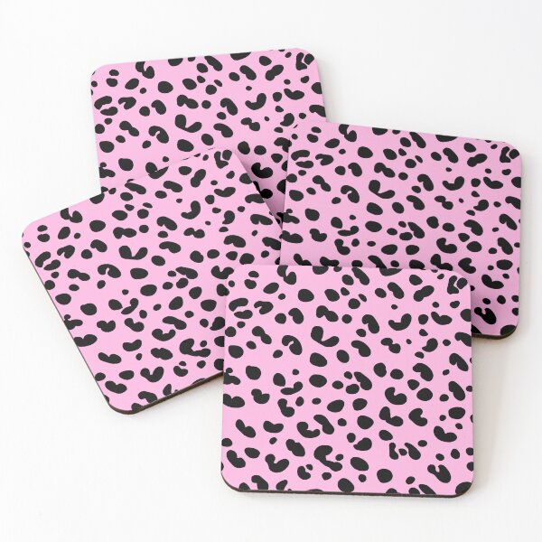Item preview, Pink and black cheetah print pattern designed and sold by VirtualPalette.