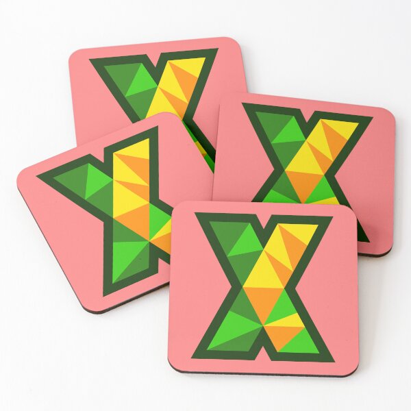 Item preview, My Type “X” Letter in Citrus Theme designed and sold by Artwork by Daniel Adams.