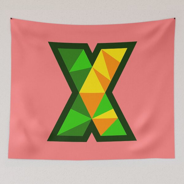 Item preview, My Type “X” Letter in Citrus Theme designed and sold by Artwork by Daniel Adams.