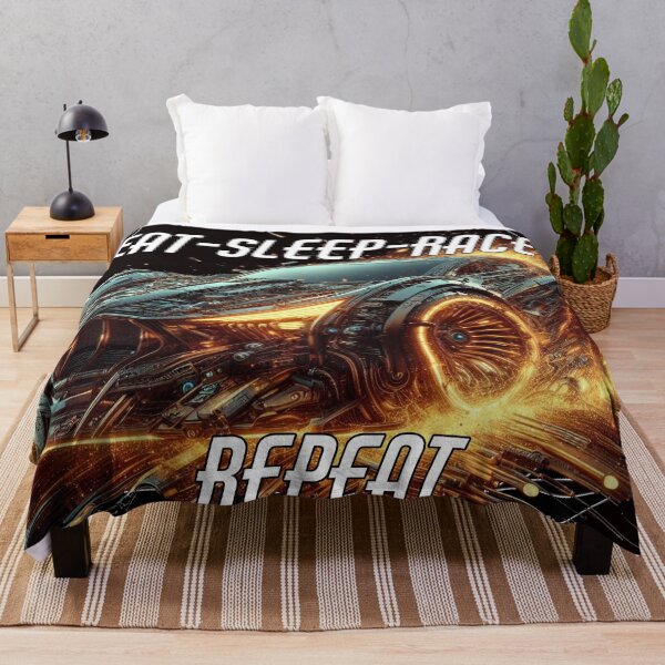 Item preview, Eat Sleep Race Repeat – Futuristic Cyberpunk Hypercar designed and sold by A-T-H.