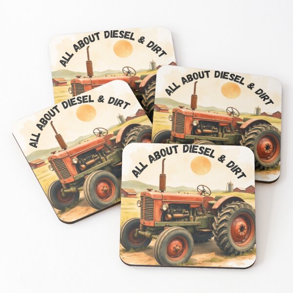 Item preview, All About Diesel & Dirt Tractor Landscape designed and sold by rustyroofco.
