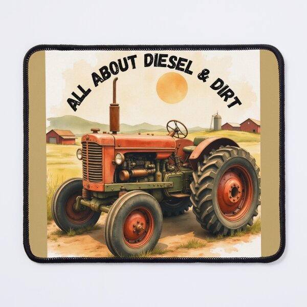 Item preview, All About Diesel & Dirt Tractor Landscape designed and sold by rustyroofco.