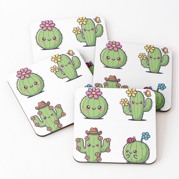 Item preview, Kawaii Cactus | Adorably Spiky and Playfully Sweet Succulent Graphic designed and sold by Tw1nsAIArt.