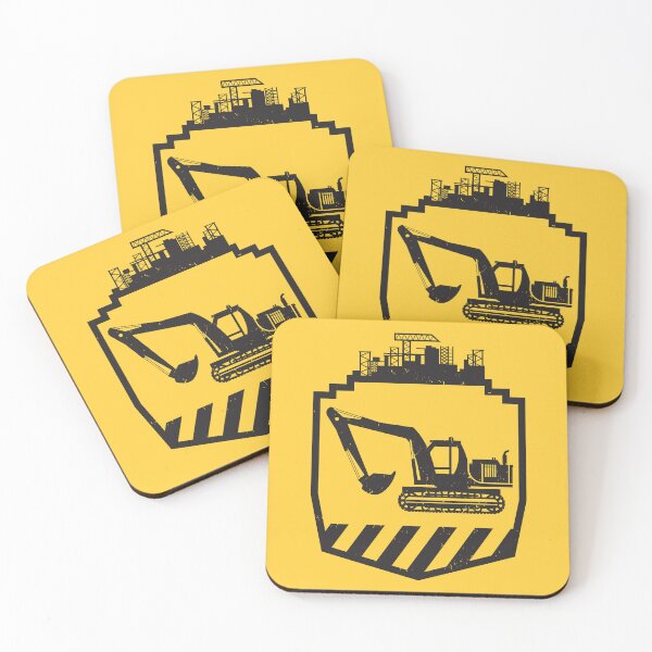 Item preview, Excavator Tractor construction site designed and sold by studio838.