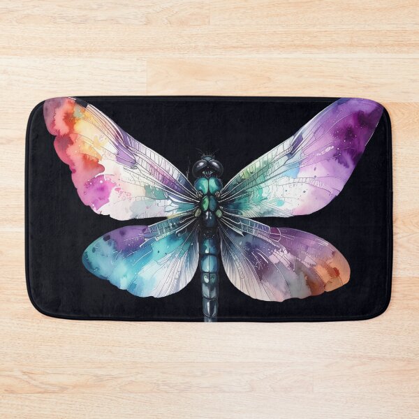Item preview, Watercolor dragonfly bright colors designed and sold by LiskoDesign.