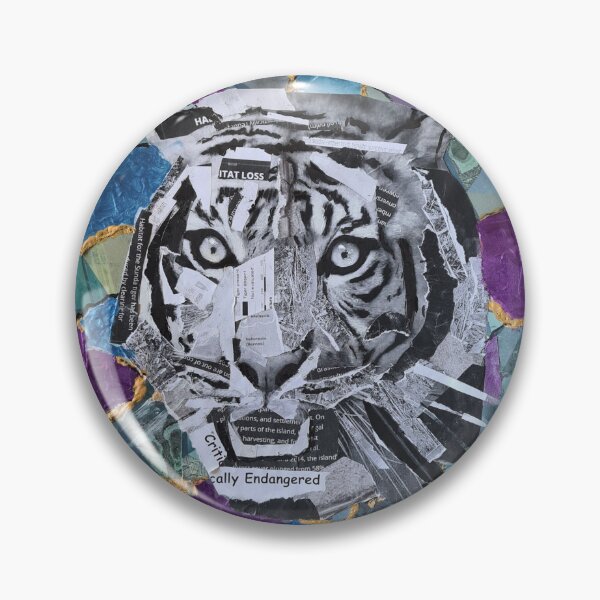 Item preview, Sumatran Tiger endangered species  designed and sold by WorldOfWendyArt.