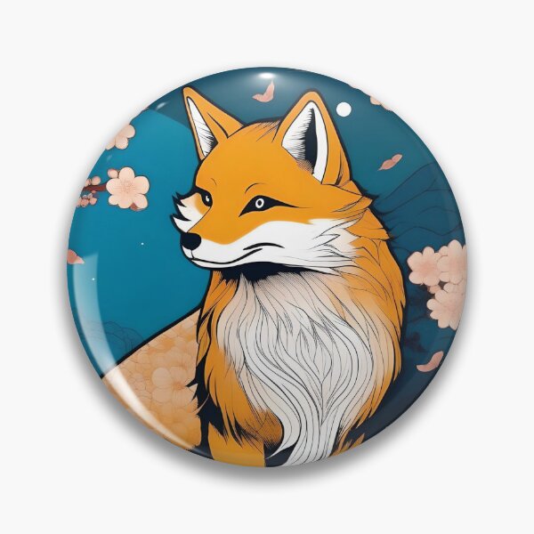 Item preview, Golden Lantern Kitsune – Traditional Japanese Myth Art designed and sold by Vandy Fullam.