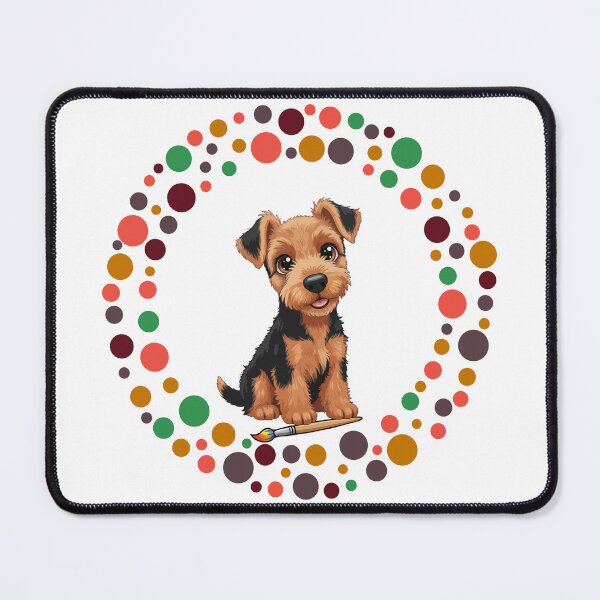 Item preview, Celebrate Dot Day with My Welsh Terrier | Colorful Dog Art designed and sold by The Real Life Symphony.