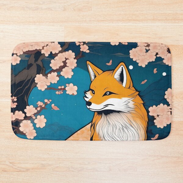 Item preview, Golden Lantern Kitsune – Traditional Japanese Myth Art designed and sold by Vandy Fullam.