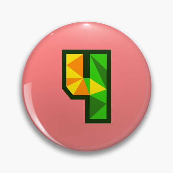 Item preview, My Type “4” Number in Citrus Theme designed and sold by Artwork by Daniel Adams.