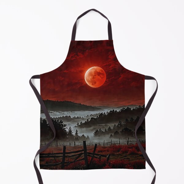 Item preview, Red moon over the cloud forests designed and sold by PixelParadies.