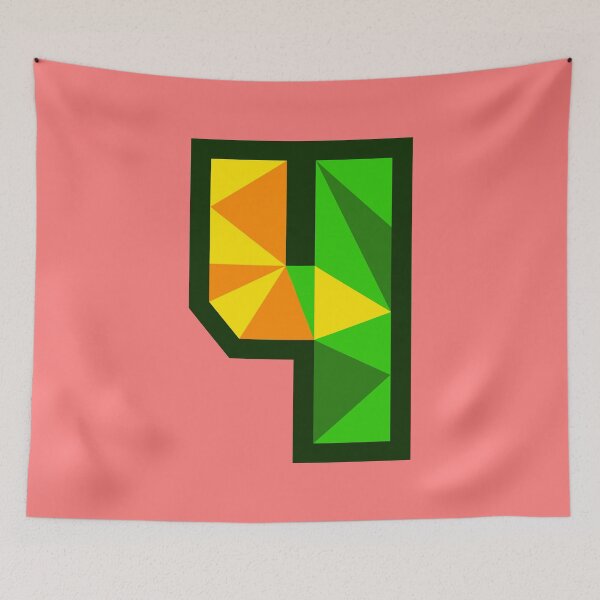 Item preview, My Type “4” Number in Citrus Theme designed and sold by Artwork by Daniel Adams.