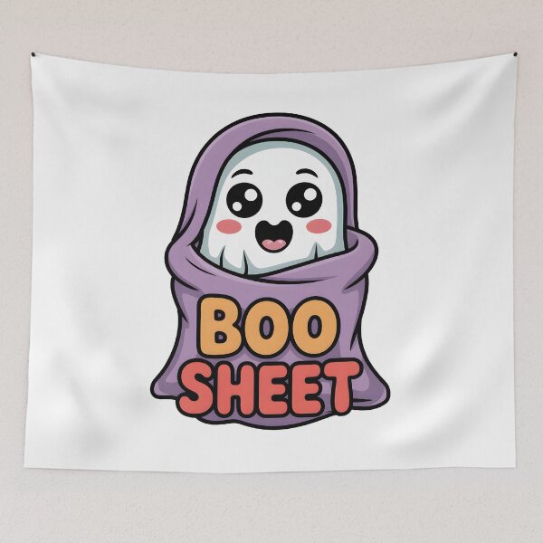 Artikelvorschau, Nope Ghost Boo Sheet Design | Lustiger Kawaii-Geist entworfen und verkauft von Fragy72.