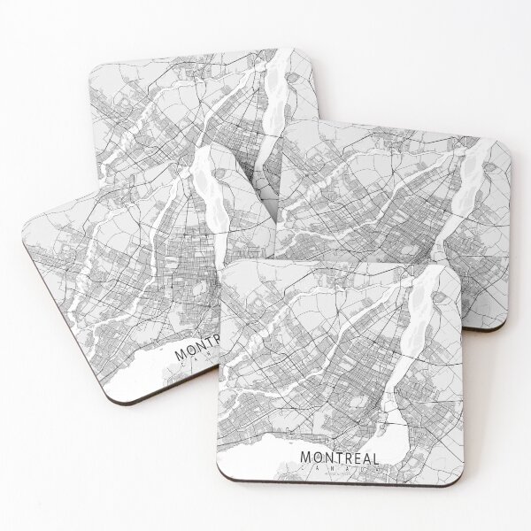 Item preview, Montreal City Map of Quebec, Canada - Light designed and sold by deMAP.