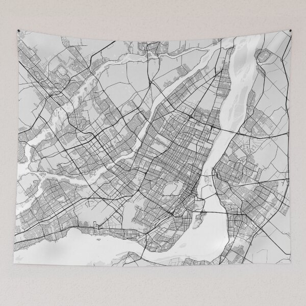 Item preview, Montreal City Map of Quebec, Canada - Light designed and sold by deMAP.