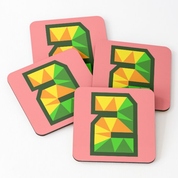 Item preview, My Type “2” Number in Citrus Theme designed and sold by Artwork by Daniel Adams.