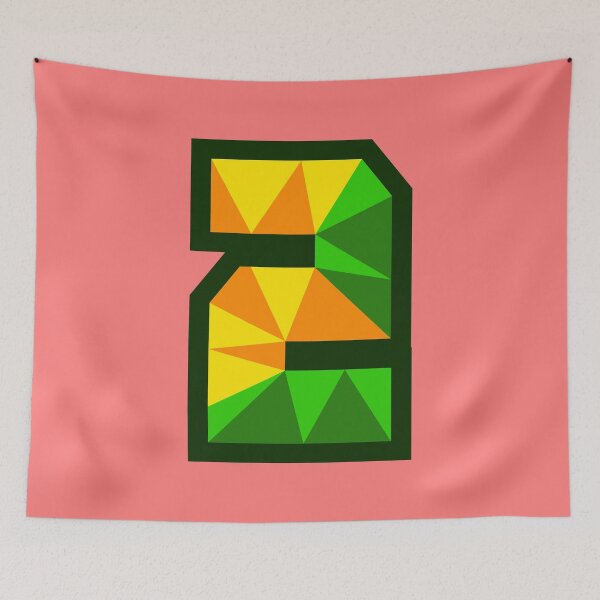 Item preview, My Type “2” Number in Citrus Theme designed and sold by Artwork by Daniel Adams.