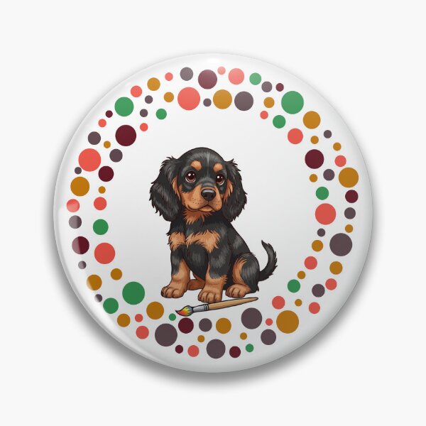 Item preview, Celebrate Dot Day with My Gordon Setter | Colorful Dog Art  designed and sold by The Real Life Symphony.