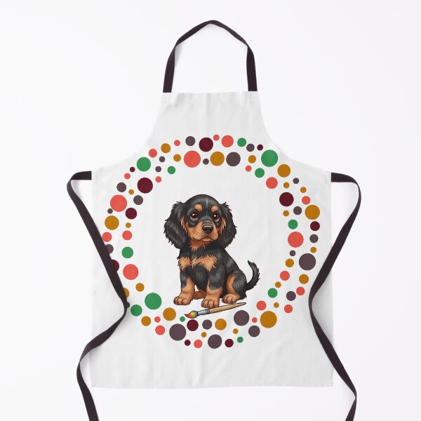 Item preview, Celebrate Dot Day with My Gordon Setter | Colorful Dog Art designed and sold by The Real Life Symphony.