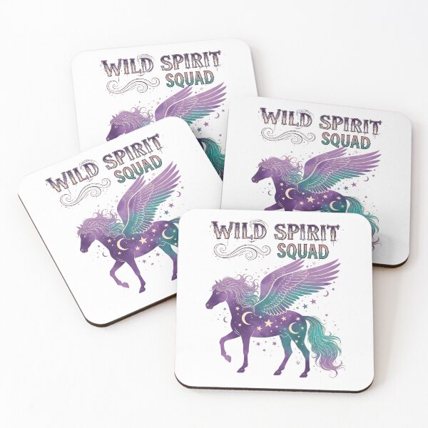 Item preview, Wild Spirit Squad Art | Mystical Pegasus Galaxy Digital Download designed and sold by AnnDesignStudio.