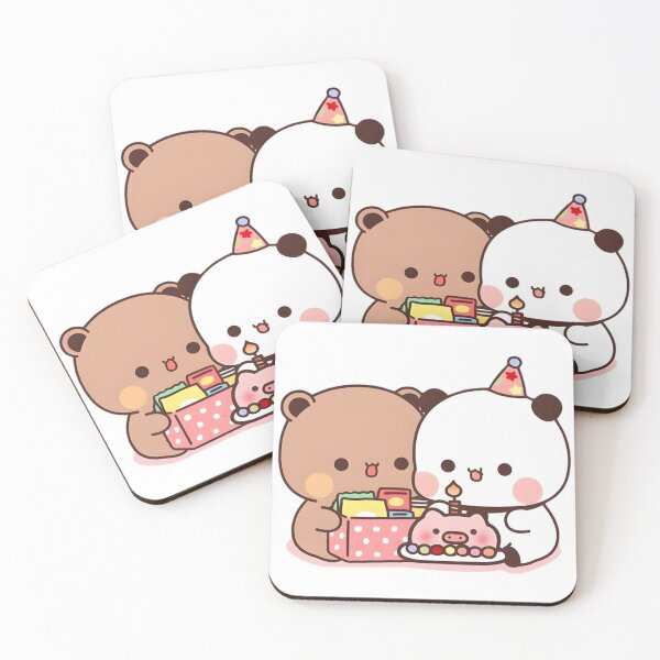 Item preview, Bubu Dudu Birthday Panda And Brownie Bear True Love Couple 2026 designed and sold by DaresToDream.