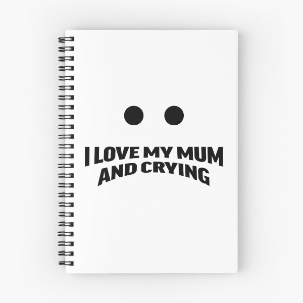 Item preview, I Love My Mum And Crying – Tear-Drop Icon Energy designed and sold by PinkeyStickey.