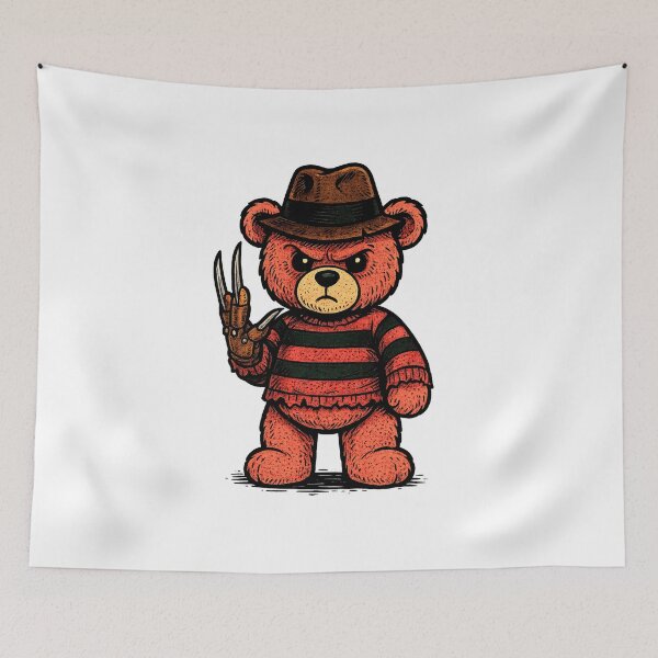 Item preview, Teddy Krueger – Nightmare Bear designed and sold by IronicSmiles.