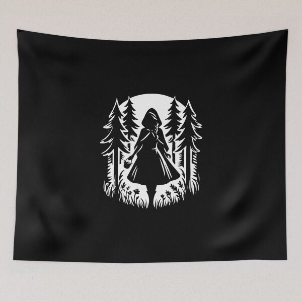 Item preview, Cool Little Red Riding Hood design – bold & timeless designed and sold by RetroMaritalArt.