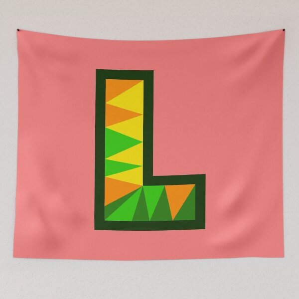 Item preview, My Type “L” Letter in Citrus Theme designed and sold by Artwork by Daniel Adams.