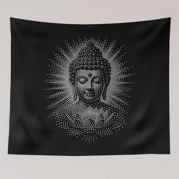 Item preview, Buddha Radiance – Stipple Dot Art designed and sold by artomazo.