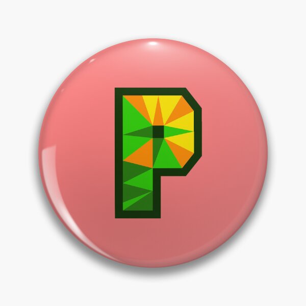 Item preview, My Type “P” Letter in Citrus Theme designed and sold by Artwork by Daniel Adams.