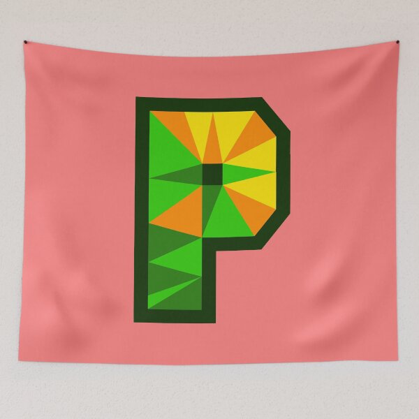 Item preview, My Type “P” Letter in Citrus Theme designed and sold by Artwork by Daniel Adams.
