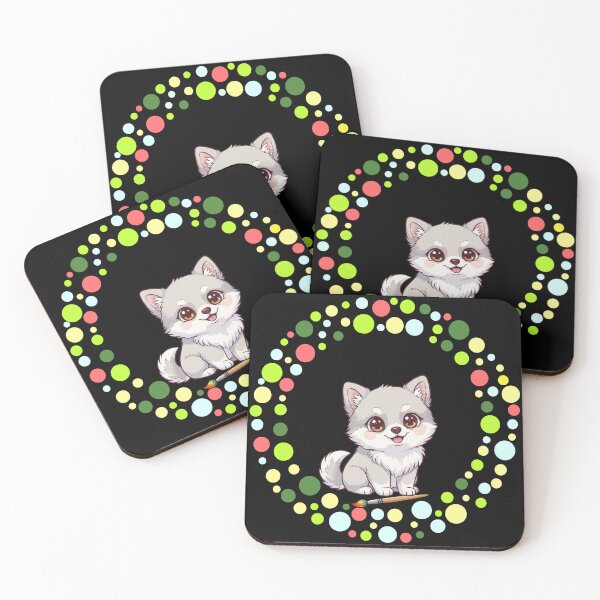 Item preview, Celebrate Dot Day with My Lapphund | Colorful Dog Art designed and sold by The Real Life Symphony.