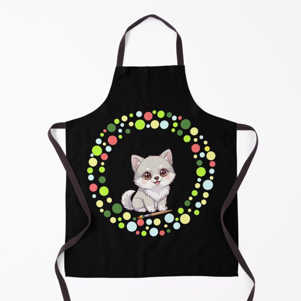 Item preview, Celebrate Dot Day with My Lapphund | Colorful Dog Art designed and sold by The Real Life Symphony.