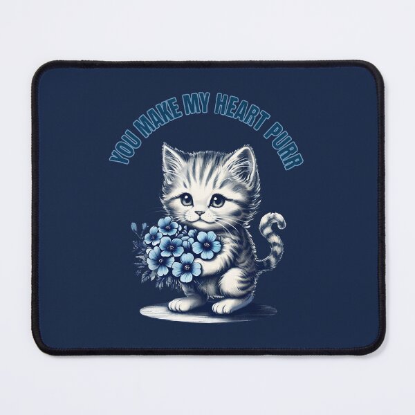 Item preview, CUTEST KITTEN WITH FLOWERS designed and sold by WendyMaree.