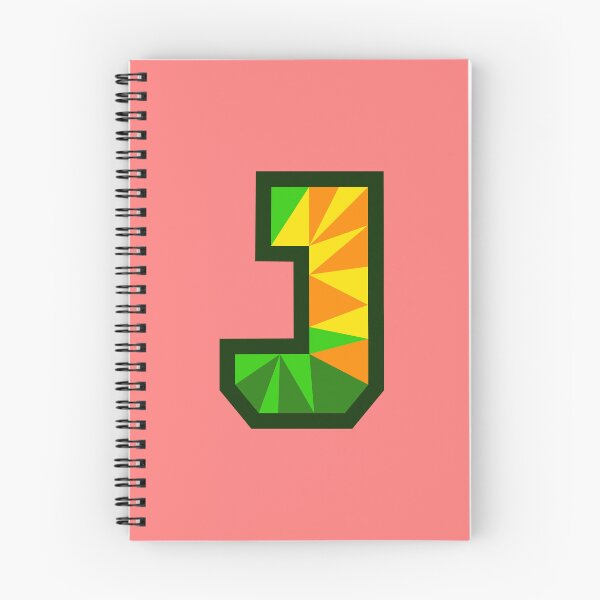 Item preview, My Type “J” Letter in Citrus Theme designed and sold by Artwork by Daniel Adams.
