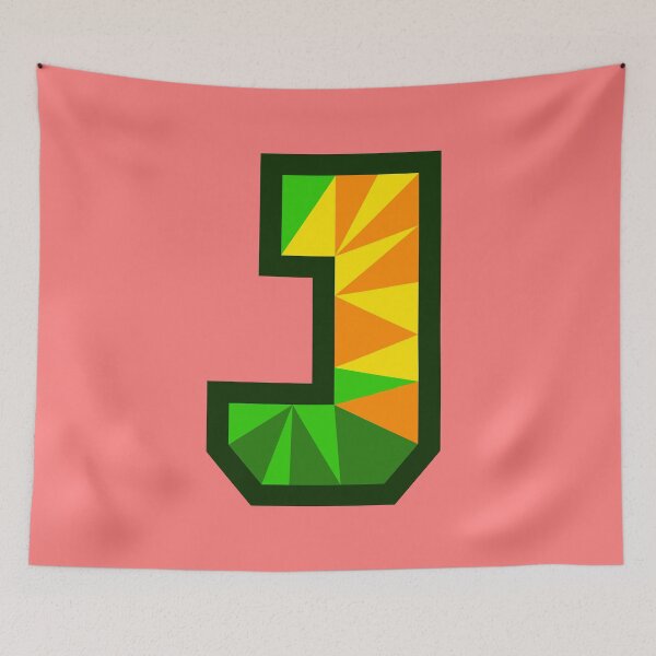Item preview, My Type “J” Letter in Citrus Theme designed and sold by Artwork by Daniel Adams.